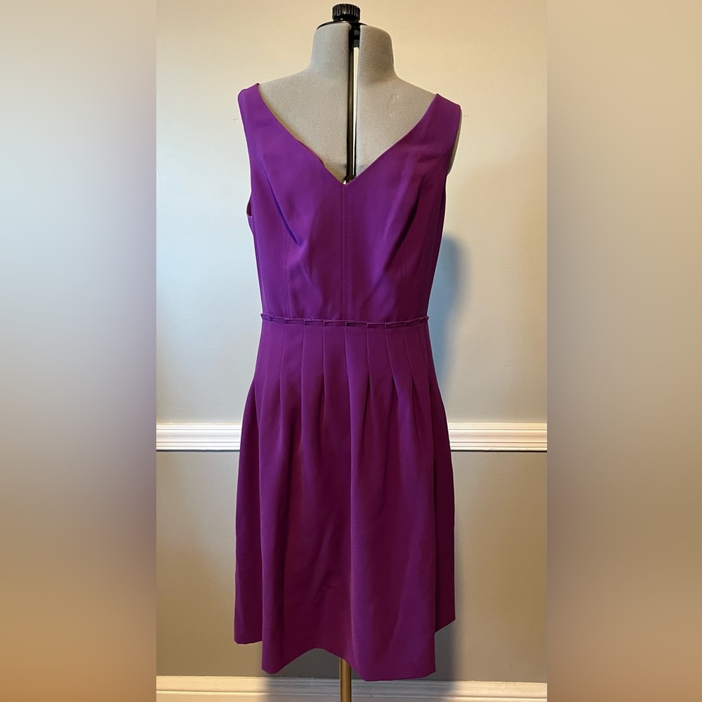 Rebecca Taylor Purple Fit and Flare Size 10 Dress